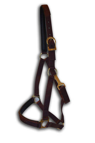 Deluxe 3-Ply Nylon Halter w/Snap